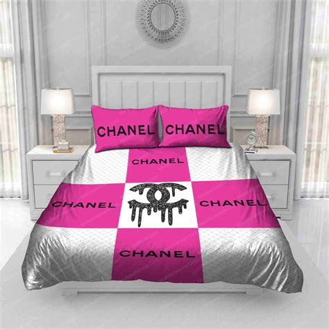 chanel inspired bedding|chanel bedding set queen.